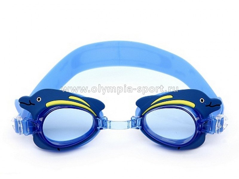 Очки для плавания Larsen DR-G1713 Дельфин детские (4-6 лет)