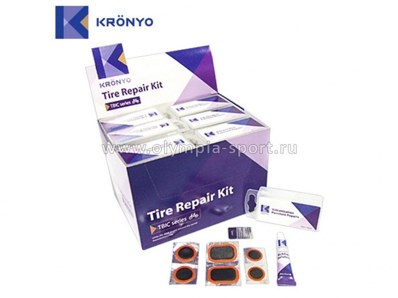 Велоаптечка KRONYO TBIC-23C (6заплаток+клей+терка)