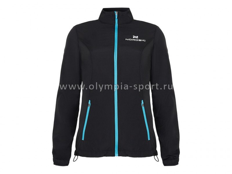 Ветровка Nordski Motion Black/Light blue W NSW219179