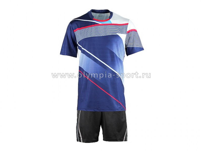 Футболка волейбольная 6206 white/black/blue/red р.XL