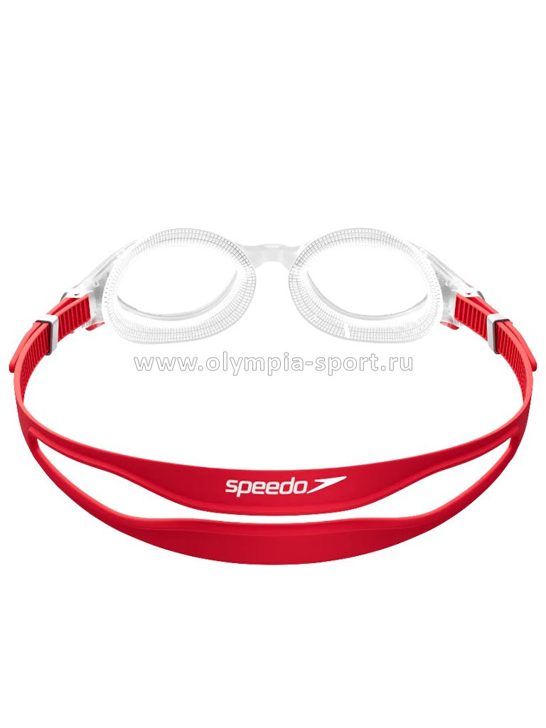 Очки для плавания SPEEDO Biofuse 2.0, прозрачные линзы, прозрачная оправа