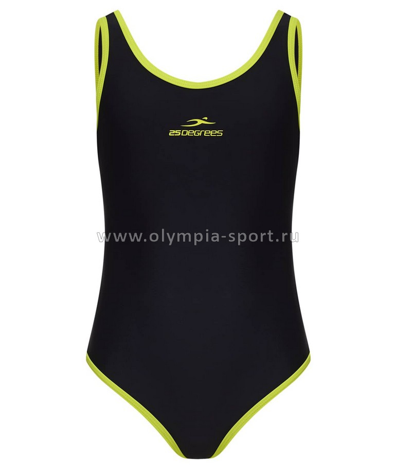 Купальник 25DEGREES Edge Black/Lime подростковый