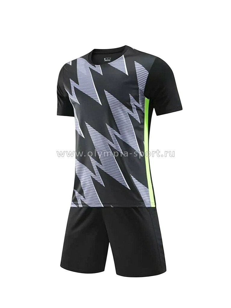 Форма футбольная 6205 black/grey/lime