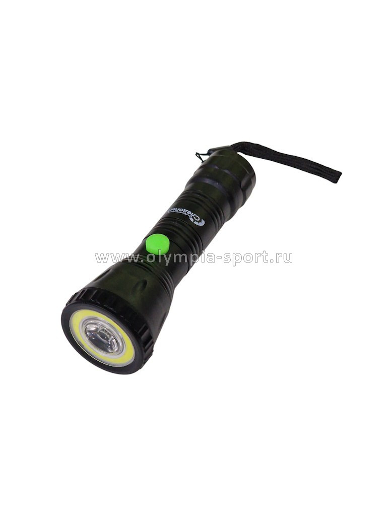 Фонарь ручной Следопыт БЕТА 1LED + 2COB (3*ААА)