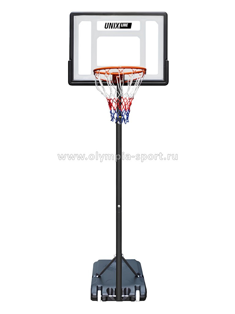 Стойка баскетбольная UNIX Line B-Stand 32"x23" (82*58см, h=160-210 см)
