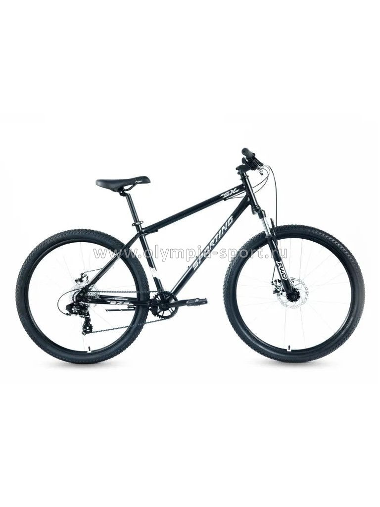 Велосипед FORWARD SPORTING SX 29 (8ск., рост 19") черный/серебристый