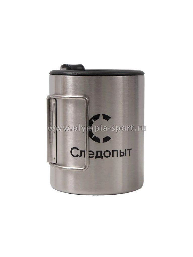 Кружка изотермическая следопыт 300мл складн. ручки