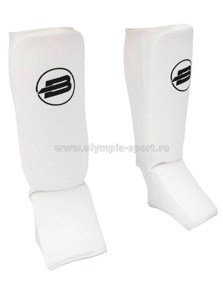 Защита голеностопа BoyBo белая х/б