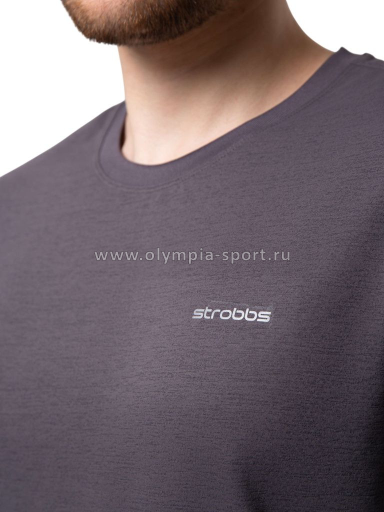 Футболка мужская Strobbs E2535-1 темно-серый