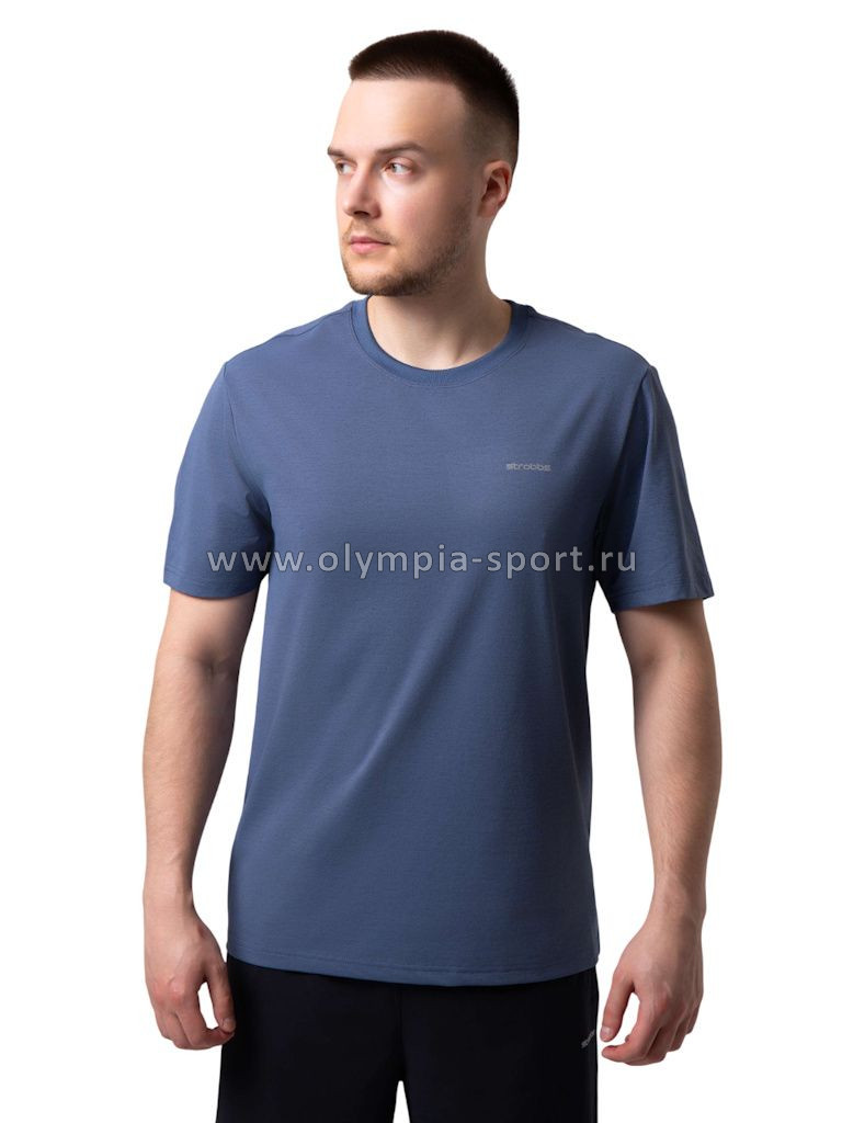 Футболка мужская Strobbs E2535-5 голубой