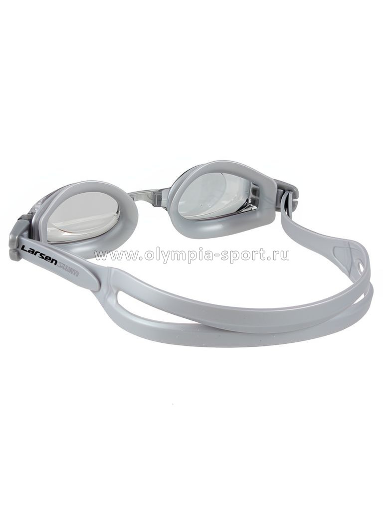 Очки для плавания Larsen G1111 серебристый